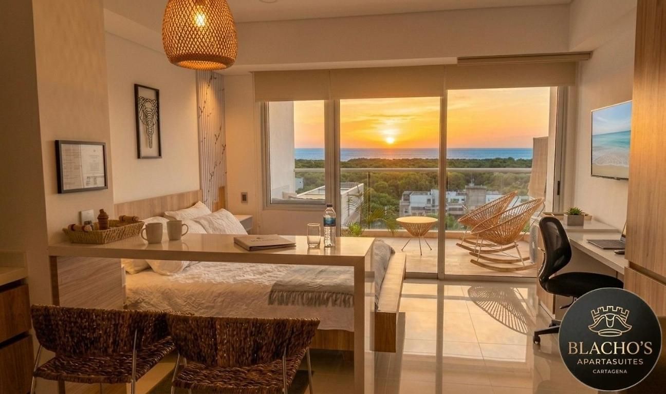 De Lujo Frente Al Mar-piscina&jacuzzi En Edificio Beach&exclusive Resort- Aeropuerto A 5min Caminando Cartagena