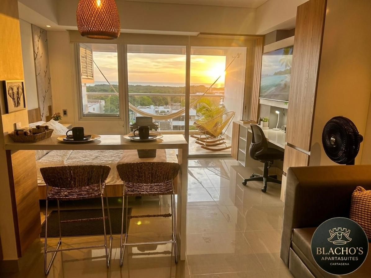 Apartamento De Lujo Frente Al Mar-piscina&jacuzzi En Edificio Beach&exclusive Resort- Aeropuerto A 5min Caminando Cartagena