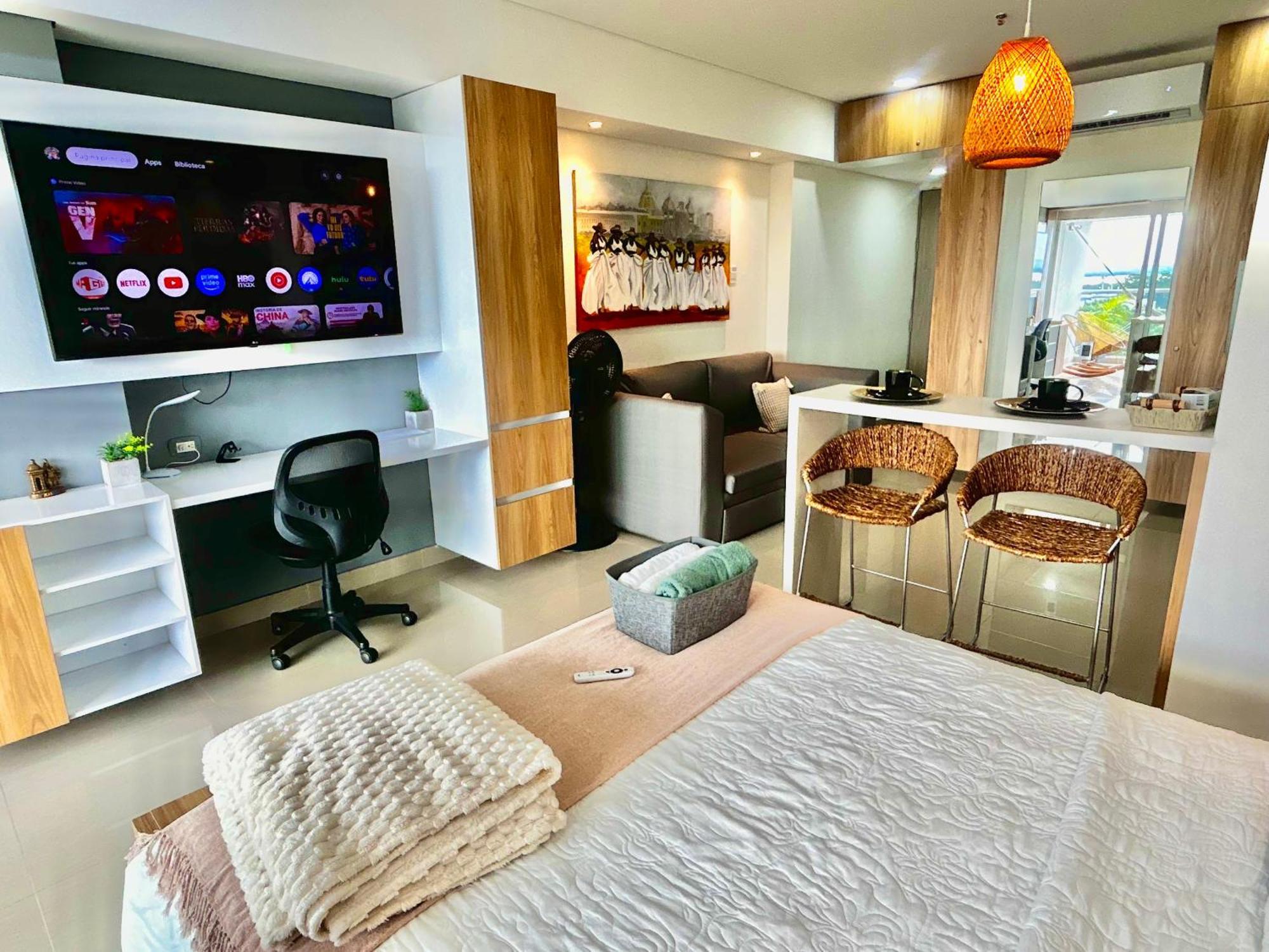 De Lujo Frente Al Mar-piscina & Jacuzzi En Edificio & Exclusive Resort- Aeropuerto A 5min Caminando Apartment *